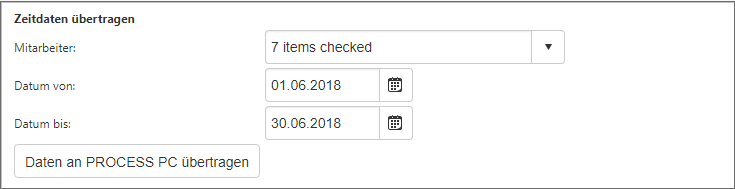 Grundlagen - PROCESS Suite Connector - Zeitdaten