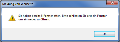 Dialoge - Hinweis