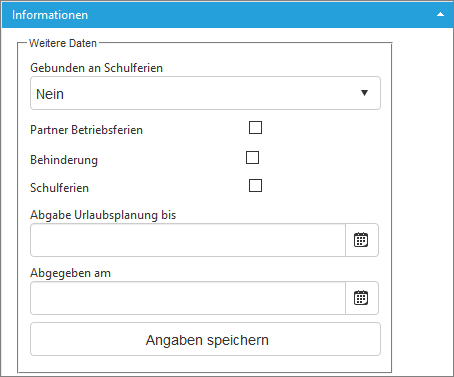 Planung - Abwesenheitserfassung - Informationen