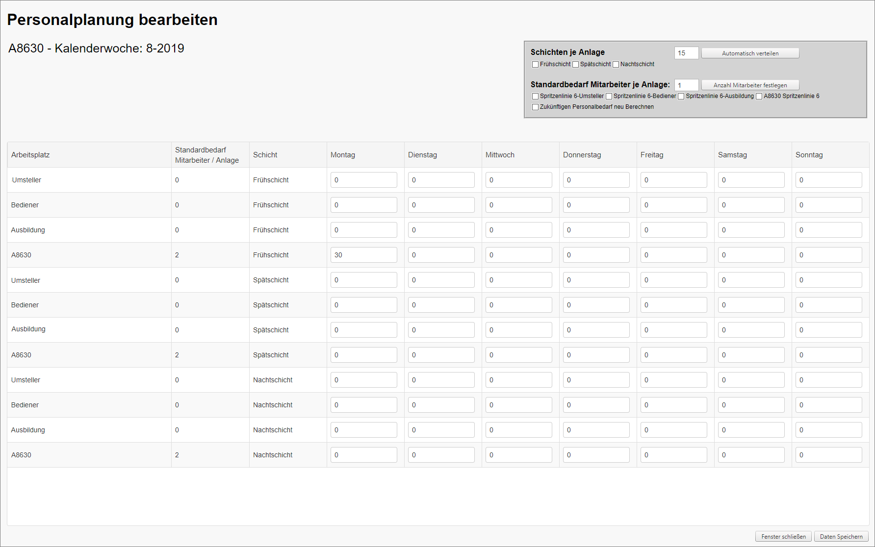 Planung - Produktionsplanung - Produktionsplanung Details&nbsp;