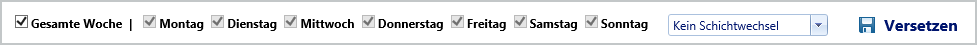PHR - Planung - Wochenplanung - Details - Personalfinder - Selektion wochenweise